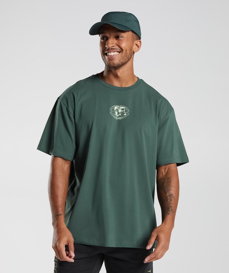 Olive over-sized T-shit