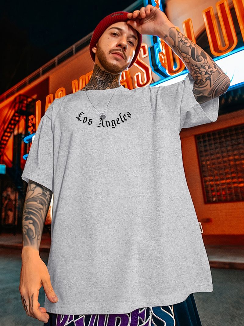 Over-sized white T-shirt