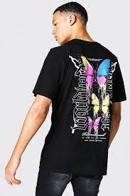 Over-sized black T-shirt