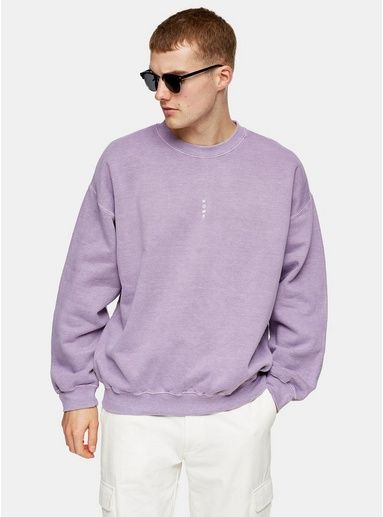 Purple Over-sized Sweatshirt